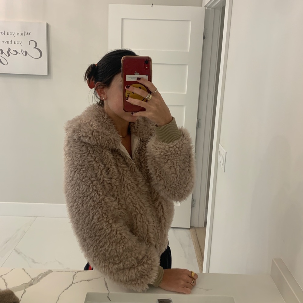 Cutest teddy coat 🧸